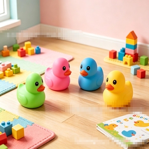 Pato Gigante de Ruibarbo para Apretar, Juguete Musical de Rebote Lento, Alivia el Estrés y Ventila la Energía, Herramienta Divina para Apretar - Product Image 5