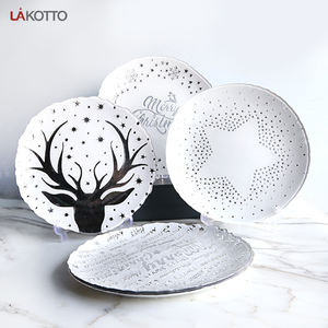 Vente en gros, plaque de verre design cerf de Noël en métal moderne pour décoration intérieure - Product Image 3