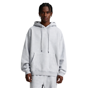 TKAN266 Logo personnalisé motif sérigraphie hommes à capuche couleur unie plaine Streetwear survêtement vierge grande taille Sport Gym à capuche - Product Image 2