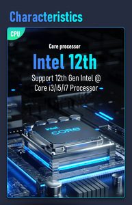 Mini PC Industrial ZhiSheng Intel Core I7 <span class=keywords><strong>I5</strong></span> DDR5 16 512GB CPU 12ª Gen Ops para Oficina - Product Image 6
