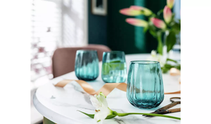 Blue Colored Ribbed <strong>Champagne</strong> Flute Glass Crystal Glass Wedding <strong>Champagne</strong> Glasses <strong>Champagne</strong> <strong>Coupes</strong> - Product Image 6