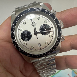 Reloj cronógrafo automático de lujo 41mm Racing Diver Style Reloj de pulsera mecánico Caja de acero inoxidable Cristal de zafiro - Product Image 4