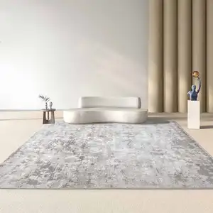 Karpet anak dapat dicuci berkualitas tinggi untuk karpet lantai rumah dengan karpet hitam dan putih