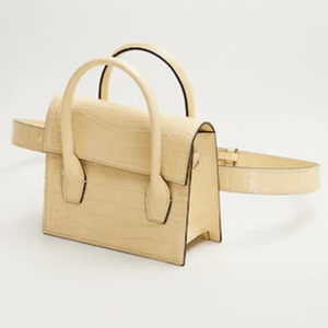 <span class=keywords><strong>Riñonera</strong></span> de cuero Croc vegana con logotipo personalizado para mujer, bolso cruzado con cinturón, a la moda - Product Image 5