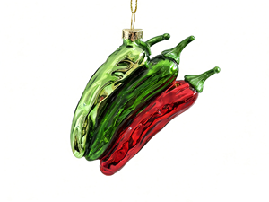 Pendentif en verre peint en forme de <span class=keywords><strong>piment</strong></span>, décoration de sapin de Noël, <span class=keywords><strong>ornement</strong></span> créatif de fêtes, accessoire en forme de boîte cadeau - Product Image 4