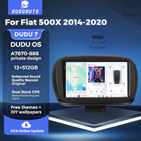 MEKEDE DUDU7, Navegación GPS, Android Auto, Radio para Auto, Reproductor Multimedia con Pantalla 2K para Fiat 500X 2014-2020