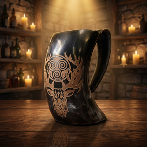 Jarra de Cuerno de Grado Alimenticio al por Mayor para Bebidas Frías y Cerveza, Regalos Empresariales con Caja de Lujo, Apta para Lavavajillas, Personalizable - Product Image 1
