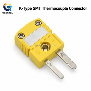 Connecteur de thermocouple SMPW-K-M, <span class=keywords><strong>mini</strong></span>-prise mâle de type K pour four de refusion SMT, pièces de rechange pour test de température de soudage à la vague - Product Image 1