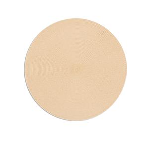 Juego de 6 Manteles Individuales Redondos de Plástico Color Crema D36 China, Marca Excelsa - Product Image 1