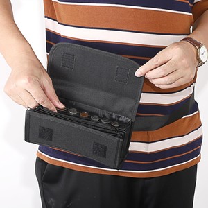 Euro <b>Coin</b> Cylinder Waist Bag 600D Oxford Cloth Detachable Strap Large Size Solid Color <b>Coin</b> <b>Purse</b> - Product Image 3