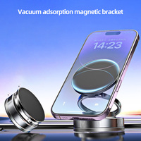 Support de téléphone portable pliable magnétique pour voiture, support magnétique de bureau à ventouse, accessoires pour automobile