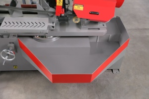 Scie à ruban horizontale automatique Ou Ke GB4250X pour découpe industrielle de métaux 60m/min Moteur 7.5KW PLC Pompe à engrenages Moteur 1 - Product Image 5