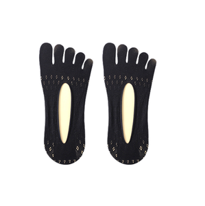 Femmes été cinq <span class=keywords><strong>doigts</strong></span> Yoga <span class=keywords><strong>chaussettes</strong></span> velours maille <span class=keywords><strong>chaussettes</strong></span> courtes anti-dérapant respirant décontracté Invisible section mince orteil fendu - Product Image 4