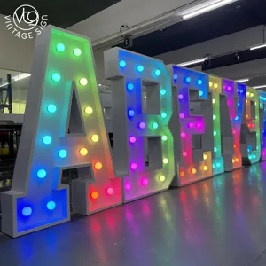 Party Light 5ft Giant Led Lights Letters Big Love Sign For Custom Marquee Big Light Up Letters For Party Signs