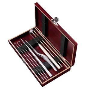 Ear Cleaning <b>Tool</b> Set Professional Bamboo Goose Feather Stick Ear Pick Kit For Home Use - Product Image 5