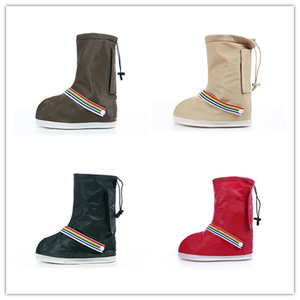 Couvre-chaussures anti-dérapant imperméable en PVC pour l'extérieur et la moto Couvre-chaussures réutilisable pour hommes - Product Image 3