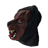 Meilleur prix 10.2 pouces effrayant chien tête masque réaliste Silicone visage masque nouveauté accessoires pour cadeau d'anniversaire Halloween Cosplay fête