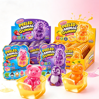 BESTAR - Golosinas de Gomita con Sabor a Frutas, en Forma de Animales 3D, Suaves y Masticables, Dulces de Gelatina, Bocadillos Casuales