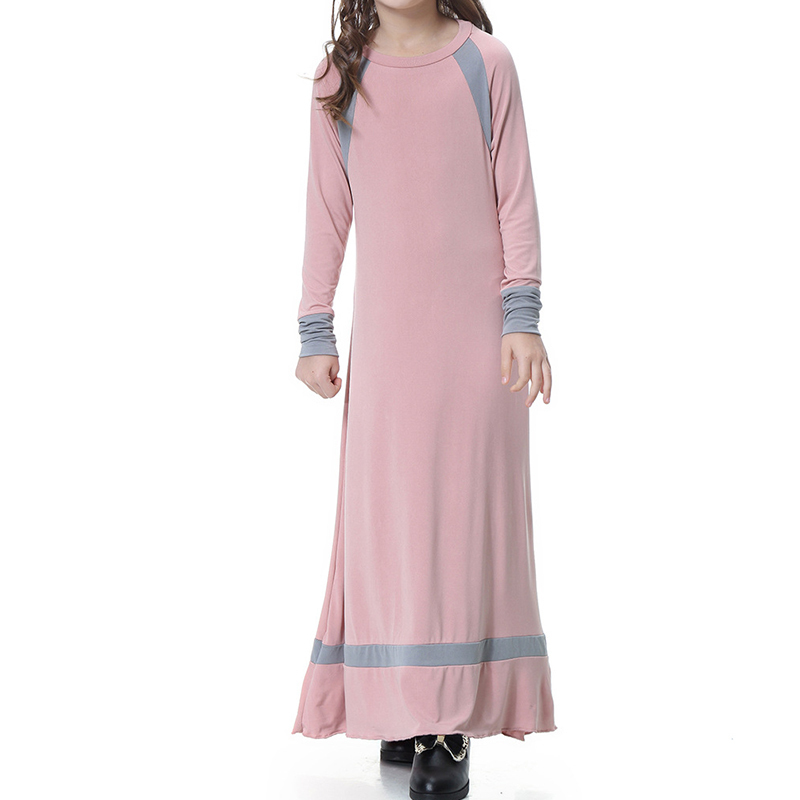 Abito lungo in Denim donna musulmano Abaya Dubai Maxi abito islamico sciolto Ali