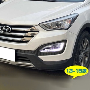 LED DRL un trou d'ampoule antibrouillard pour <span class=keywords><strong>hyundai</strong></span> santa fe ix45 2013 2014 <span class=keywords><strong>2015</strong></span> Lampe de conduite antibrouillard Daytime Running light car auto parts - Product Image 2