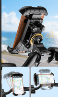 Support de téléphone antichoc pour moto et vélo, support antichoc