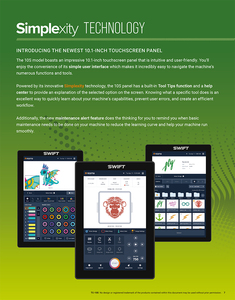 Hệ thống thêu TC-1501 ricoma hiệu quả cao với màn hình hiển thị lớn để sản xuất nắp và các doanh nghiệp Quà Tặng cá nhân - Product Image 5