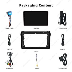 BAIDAYU Écran tactile multimédia pour voiture 9 pouces GPS USB CarPlay Android Auto Caméra de recul Suzuki Alto 2009 - Product Image 2