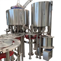 Machine d'embouteillage d'eau minérale pure en bouteille en plastique PET à petite échelle entièrement automatique, équipement d'usine, prix