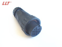 Connecteur industriel mâle et femelle LLT M22, prise et fiche 18 broches, étanche IP68