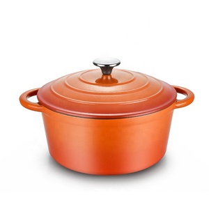 Juegos de Ollas de Cocina Esmaltadas Personalizadas Más Vendidos, Juegos de Utensilios de Cocina de Hierro Fundido Esmaltado Antiadherentes - Product Image 5