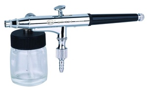 BT-134 professionnel double-Action aérographe pistolet cuivre modèles miniatures pour Art corps peinture ongles conception gravité multi-usage pour - Product Image 3
