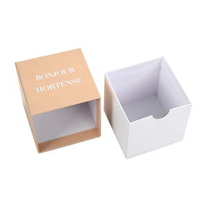 Custom Logo Biodegradable Kraft Rigid Cardboard <b>Ring</b> Jewelry Slide Out Drawer Gift Box with Ribbon - Product Image 6