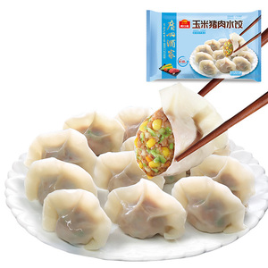 LIKOFU Comida China Famosa, <span class=keywords><strong>Dumplings</strong></span> <span class=keywords><strong>Congelados</strong></span> al por Mayor, Listos para Cocinar, al Vapor y Fritos, de Maíz y Cerdo, 300g, Salados - Product Image 2