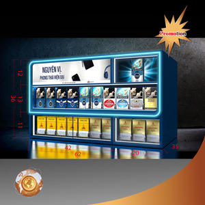 Présentoir à cigarettes chine usine magasin comptoir POS présentoir à cigarettes étagère acrylique poussoirs à cigarettes présentoir avec lumière LED - Product Image 5