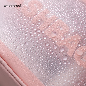 Tote Bag da viaggio in TPU borsa da donna trasparente rosa per cosmetici con cerniera trasparente in plastica smerigliata borsa per il trucco - Product Image 6