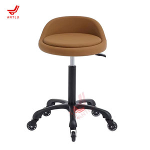 360 Rotating Modern Dining Stool Office <strong>Chair</strong> with Back Support Hydraulic Height Adjustable - Product Image 1