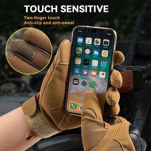 Gants tactiques complets pour écran tactile, de protection, pour les forces spéciales, en vert d'hiver, vente en gros, gants tactiques personnalisés - Product Image 4