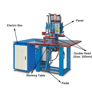 Logo dập nổi kulit karet mesin Las HF - Product Image 2