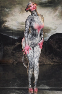 Sexy Spandex Singe Cosplay Costumes Lady Full Cover Jumpsuit Femmes Club Danse Justaucorps Festival Outfit Performance Body - Product Image 4