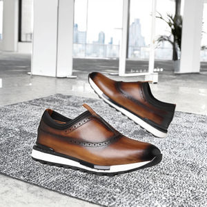 Chaussures Oxford décontractées pour hommes, légères et élégantes, pour mariage, affaires, bureau et soirée, semelle intérieure en PU pour l'été, l'automne et l'hiver - Product Image 3