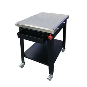 Chariot de travail et de préparation des aliments pour la maison et l'extérieur Vente en gros, chariot pour four à pizza, chariot pour barbecue, grand rangement, grill et repas - Product Image 2