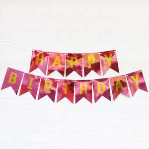 Kit de bannière de Noël personnalisée - Guirlande de drapeaux carrés en papier pour la décoration, guirlande festive personnalisée et présentoir de vente au détail saisonnier - Product Image 6