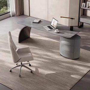 Italian Light Luxury Minimalist Design Desk Home <b>Study</b> - Product Image 3