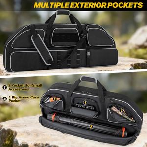 Sac de rangement pour arc et flèches de chasse, de haute qualité, personnalisable, durable, lavable, avec poche à sangle de sac à dos et rembourrage, pour la chasse - Product Image 3
