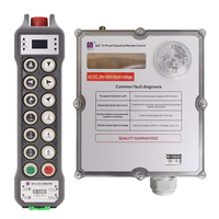 Authentification de l'opérateur, télécommande de grue, 12 touches, double vitesse, déverrouillage par empreinte digitale, 100 utilisateurs enregistrés, IP66