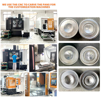 110V Snack Equipment Digital Custom Brioche Gelato Panini Press Maker UFO Burger Machine