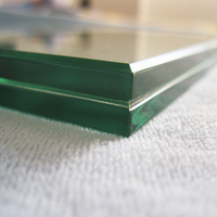 Verre feuilleté double de sécurité PVB SG ultra-transparent trempé et renforcé pour salle de bain et garde-corps d'escalier extérieur