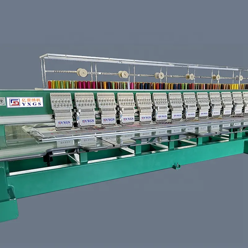 Máquina de bordar industrial computadorizada de alta qualidade, 20 cabeças, comercial, totalmente automática, para venda