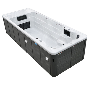 Spa moderne en acrylique pour 6 personnes avec système de contrôle Balboa pour utilisation en extérieur - Product Image 2