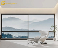 Ventanas Modernas de Aluminio con Vidrio Fijo para Hogares Elegantes